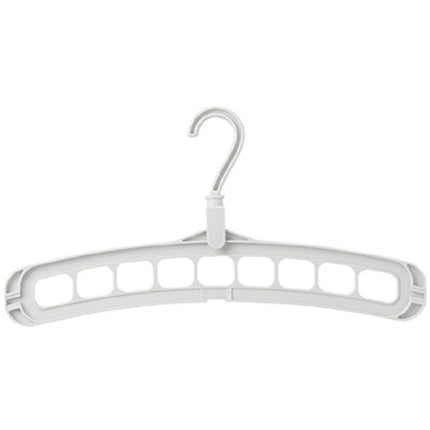 9 Hole Wardrobe Organizer Hangers, Space Saving Closet Hangers for Clothes and Outfits, Tidy Uniform Look, 4 Colors