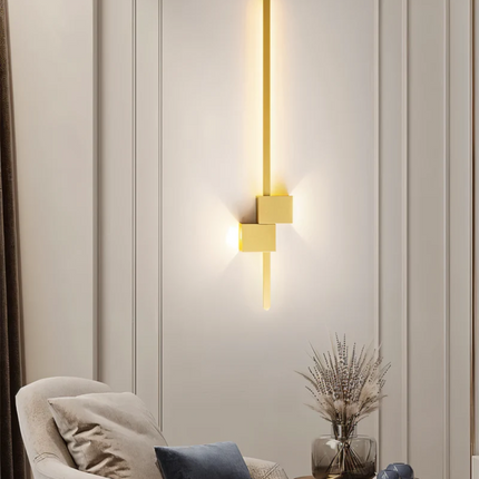 Modern LED Wall Light with Integrated Warm White Illumination | Energy-Efficient Design for Stylish Home Décor