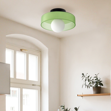 Modern LED Ceiling Light with Glass Design | Energy-Efficient Illumination for Living Room and Office