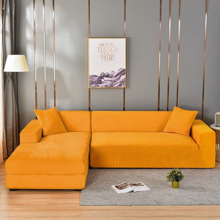 Stretchable Sofa Cover with Anti-Slip Design | Easy Fit for Furniture Protection