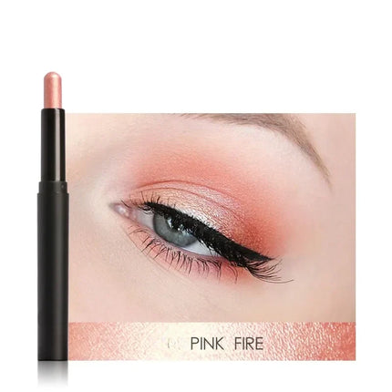 Eyeshadow Stick, Creamy Shimmer Eye Shadow Crayon in 10 Shades, Light Reflecting Color for Quick One Minute Eye Makeup