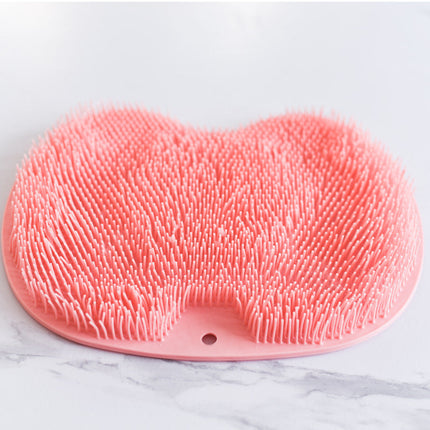 Textured Bath Mat with Non Slip Design, Quick Rinse Easy Dry Massage Texture Cleaning Mat for Bathrooms, 6 Colours