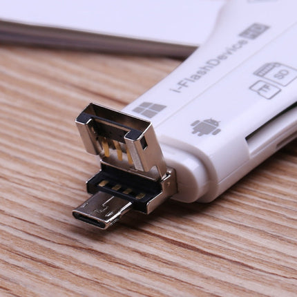 SD, MicroSD and TF Memory Card Reader with USB, USB C and Lightning Connectors, High Speed Adapter for iPhone, Android and Laptop, 3 Colors