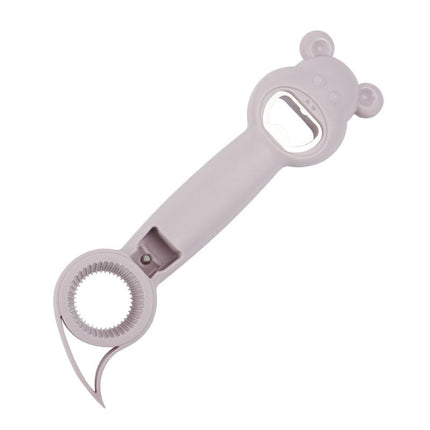 4 in 1 Kitchen Opener Tool, Jar, Can and Bottle Opener with Ergonomic Grip, 4 Colors, Easy Open for Stubborn Lids