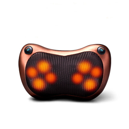 Heated Massage Pillow with Relaxing Vibration | Soft Fabric for Stress Relief