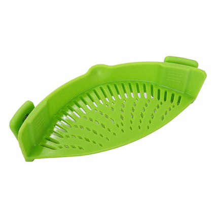 Clip On Pot Strainer, Snap On Colander for Pasta and Vegetables, Fits Most Pots and Pans, for Small Kitchens