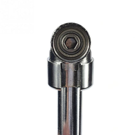 Drill Bit Extension Bar with Adjustable Length for Tight Spaces, Precision Drilling and Screw Driving Tool for Cabinet Backs and Corners