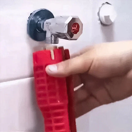 Multifunctional Adjustable Pipe Wrench Tool with Non-Slip Grip | Essential Plumbing Aid for Easy Repairs