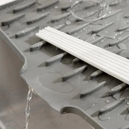 Silicone Kitchen Draining Mat with Quick-Dry Design | Non-Slip Surface for Easy Cleanup