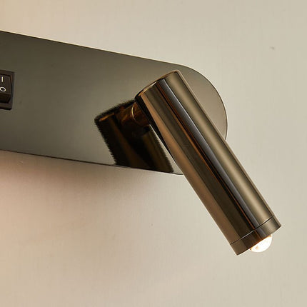 Dual Wall Light with Adjustable Spotlight | Modern Nordic Design for Ambient and Focused Illumination