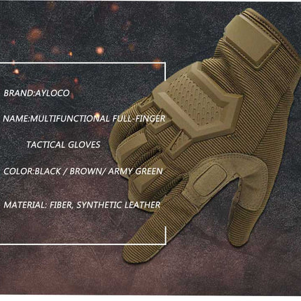Tactical Gloves with Touchscreen Compatibility | Durable Grip for Outdoor Use