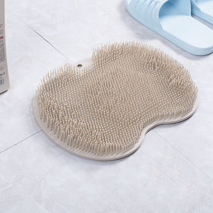 Textured Bath Mat with Non Slip Design, Quick Rinse Easy Dry Massage Texture Cleaning Mat for Bathrooms, 6 Colours