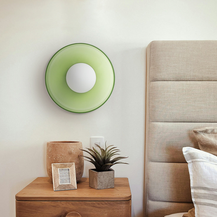 Modern LED Ceiling Light with Glass Design | Energy-Efficient Illumination for Living Room and Office