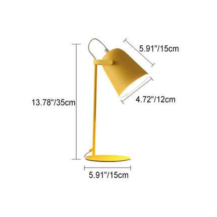 Nordic Metal LED Desk Lamp with Eye-Friendly Lighting | Minimalist Design for Reading and Studying