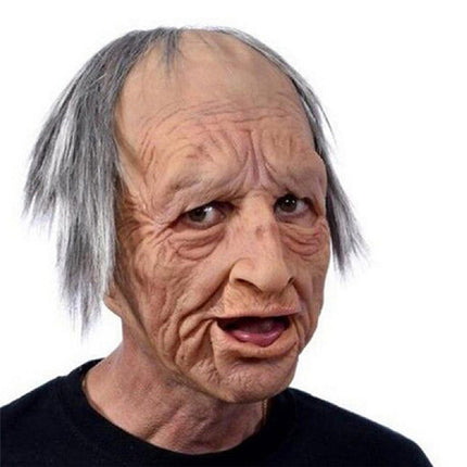 Halloween Mask Realistic Old Man, Latex Halloween Costume Mask for Adults – image 14