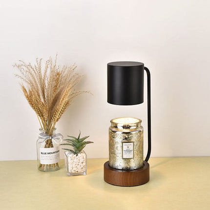 Minimalist Wood Table Lamp with Dimmable Light | Japanese Design for Serene Atmosphere
