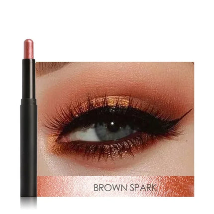 Eyeshadow Stick, Creamy Shimmer Eye Shadow Crayon in 10 Shades, Light Reflecting Color for Quick One Minute Eye Makeup