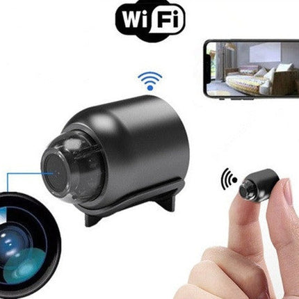 1080P Mini Spy Camera with Night Vision and Motion Detection, Compact Home Security Camera with Phone Viewing, 32GB Card