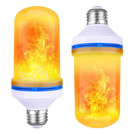 LED Flame Effect Light Bulb, 7W E26 E27 Flickering Fire Bulb, 3 Flame Modes for Table Lamps and Lanterns