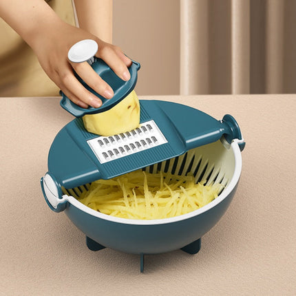 Multifunctional Vegetable Cutter with 9 Blades | Quick Prep Tool for Healthy Meals