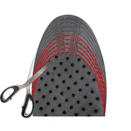 Height Increase Insoles for Men/Women, Adjustable Stackable Layers Up to 9cm, Trimmable Cushioned Shoe Inserts for Daily Wear