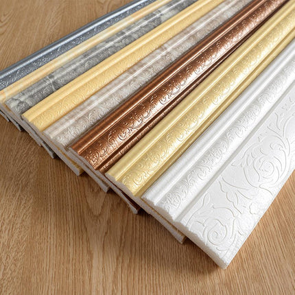 Self-Adhesive Baseboard Trim | Flexible Design for Easy Installation and Clean Finish