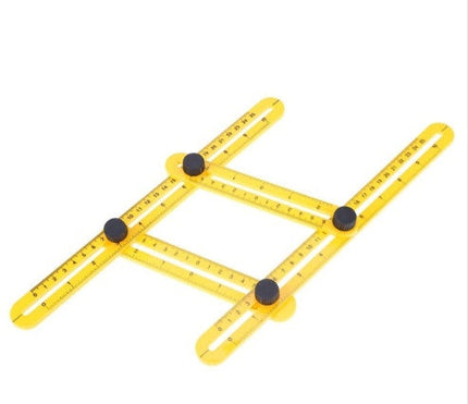 Precision Angle Measuring Ruler with Durable Aluminum Construction | Accurate Measurements for DIY Projects
