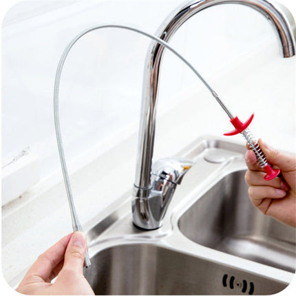 Heavy-Duty Sewer Cleaner Hook with Ergonomic Grip | Durable Tool for Efficient Clogs Removal