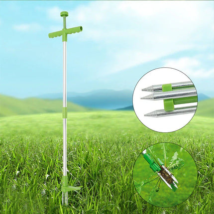 Ergonomic Weed Puller Tool with Adjustable Handle | Durable Design for Effortless Gardening