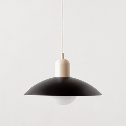 Bauhaus Pendant Light with Adjustable Height & Glossy Finish | Modern Colourful Ceiling Lamp for Dining Rooms and Kitchens