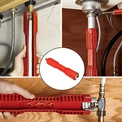 Multifunctional Adjustable Pipe Wrench Tool with Non-Slip Grip | Essential Plumbing Aid for Easy Repairs