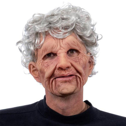 Halloween Mask Realistic Old Man, Full Face Mask for Cosplay and Parties – image 15