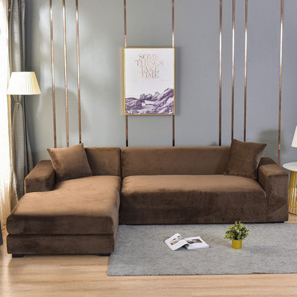 Stretchable Sofa Cover with Anti-Slip Design | Easy Fit for Furniture Protection