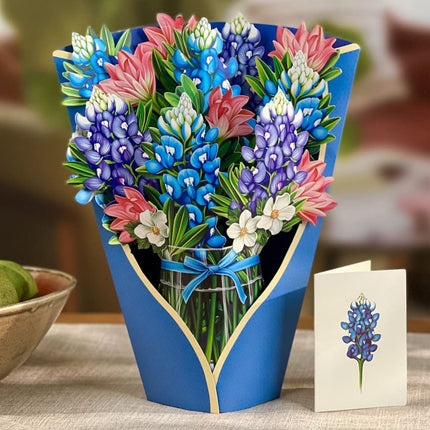 3D Pop-Up Flower Bouquet Greeting Card, 18 Flower Designs, Long-Lasting Keepsake Blooms, Gift for Birthdays and All Occasions