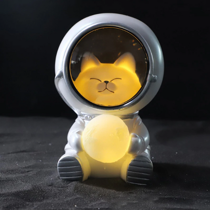 Animal Night Light for Kids, Soft LED Bedside Lamp with One Button Switch in Dog, Bear and Cat Designs