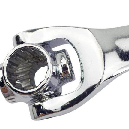 Adjustable Faucet Wrench, Extra Long Multi Size Plumbing Tool for Tight Spaces Under Sinks, Fits 99% of Faucet Nuts