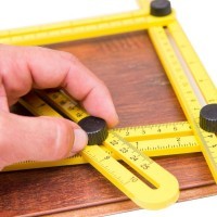 Precision Angle Measuring Ruler with Durable Aluminum Construction | Accurate Measurements for DIY Projects