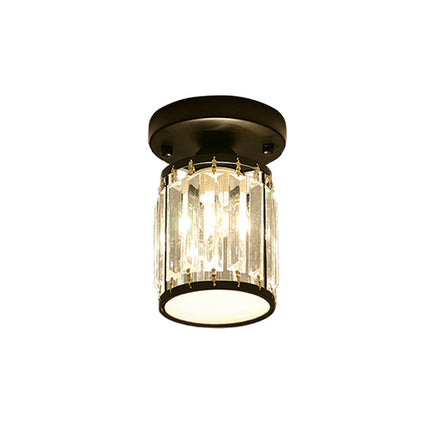 Crystal Semi-Flush Ceiling Light with Premium Design | Elegant Illumination for Entryways and Hallways