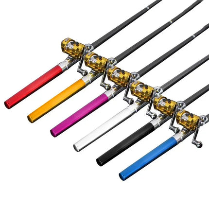Telescopic Fishing Rod with Lightweight Aluminum Design | Compact, Travel-Friendly Fishing Gear