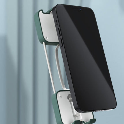 Mini Power Bank with Built In Phone Stand, Portable Charger for Lightning and Type C Phones