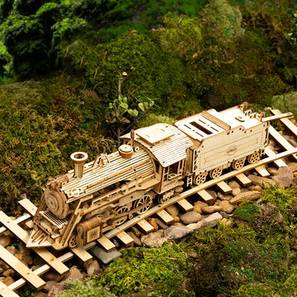 Intricate Wooden Mechanical Puzzle Kit with Moving Parts | Engaging STEM Activity for Creative Minds