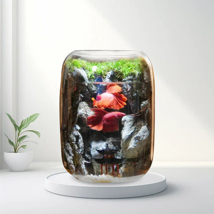 Moss Terrarium with Miniature Garden – image 10