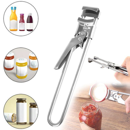 Jar Opener with Non-Slip Grip, Adjustable Lid Opener for Condiment Jars, Pasta Sauce Bottles and Vacuum-Sealed Lids