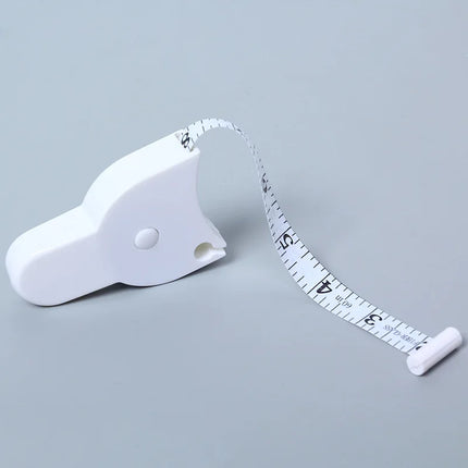 Body Measuring Tape, Retractable Tape Measure with Push Button Auto Retraction for Waist, Fitness and Tailoring Use