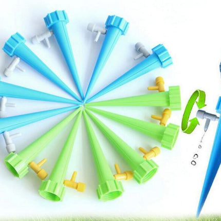 Plant Watering Spikes with Adjustable Control Valve, Bottle-Top Automatic Plant Waterer for Vacation and Daily Watering