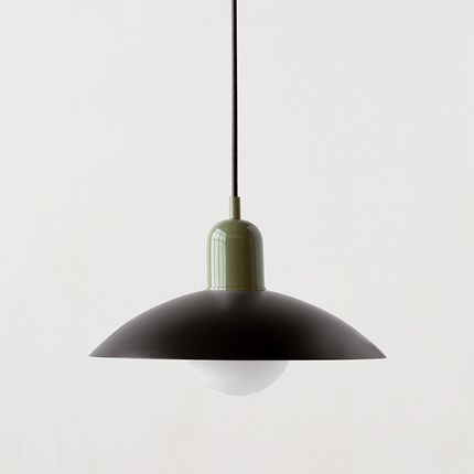 Bauhaus Pendant Light with Adjustable Height & Glossy Finish | Modern Colourful Ceiling Lamp for Dining Rooms and Kitchens