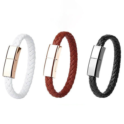 USB Charging Bracelet Cable with Durable Tangle-Free Design | Convenient Accessory for Fast Charging