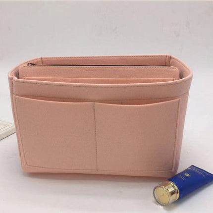 Tote Bag Organizer Insert with Structured Compartments, 4 Sizes S to XL, 10 Colors, Soft Purse Divider for Handbags and Shoulder Bags