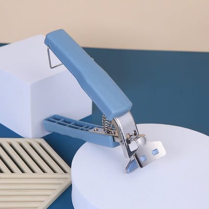 Heat Resistant Dish Gripper Clamp for Bowls and Plates, Kitchen Plate Lifter and Bowl Clip for Oven Trays in Blue and Pink