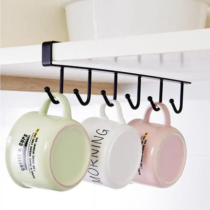 Under-Shelf Storage Hooks with Durable Metal Design | Maximize Space for Organization